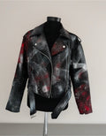 Graffiti Leather Jacket