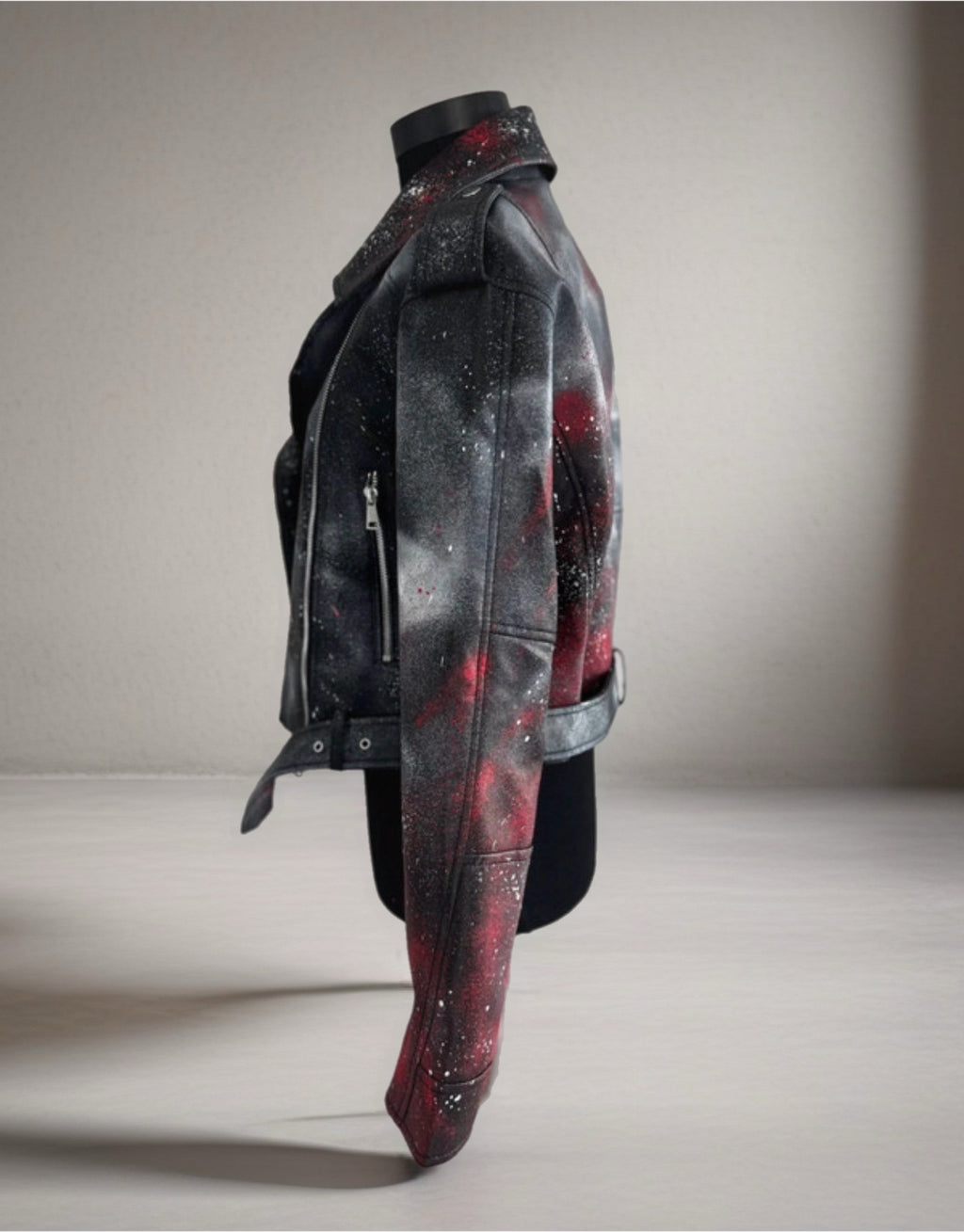 Graffiti Leather Jacket