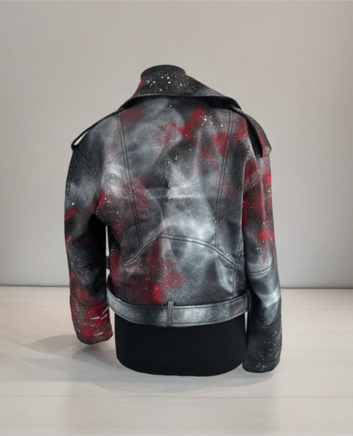 Graffiti Leather Jacket