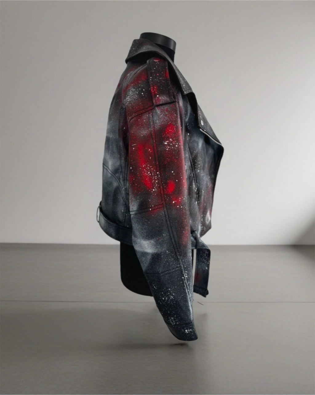 Graffiti Leather Jacket